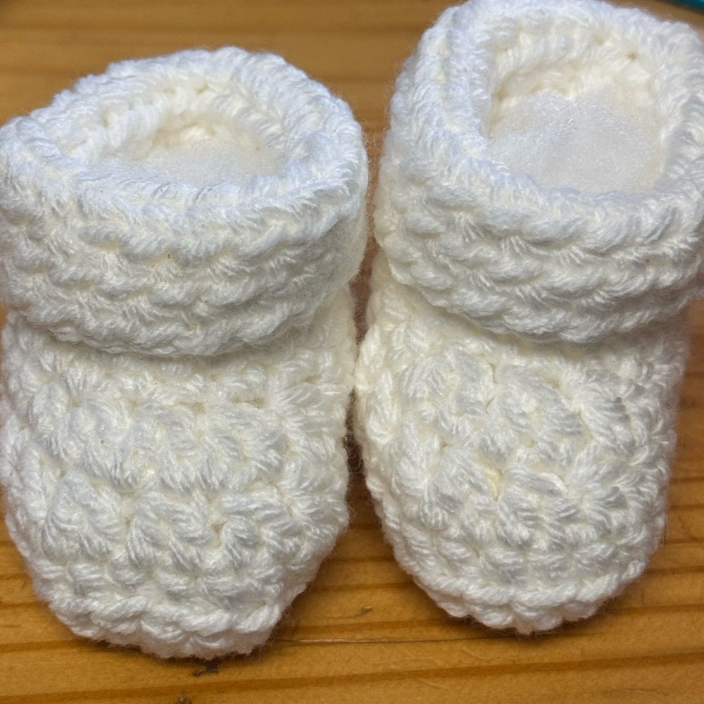 Baby booties handmade